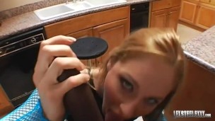 Lexinton Steele Bangs And Cums On Sexy Laura Phoenix's Face And Mouth!