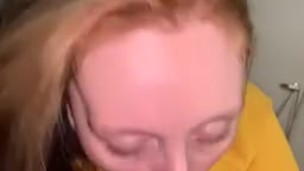 SLOPPY DEEPTHROAT FROM LITTLE stepsister & FUCKS